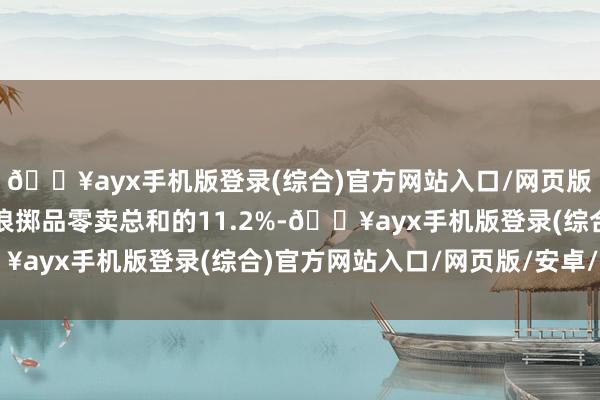 🔥ayx手机版登录(综合)官方网站入口/网页版/安卓/电脑版占社会浪掷品零卖总和的11.2%-🔥ayx手机版登录(综合)官方网站入口/网页版/安卓/电脑版