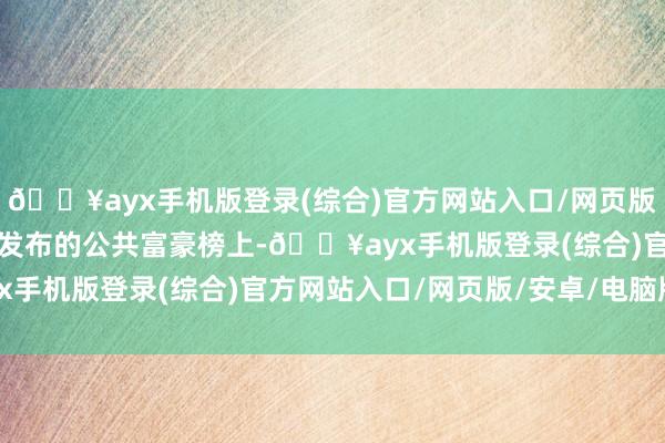 🔥ayx手机版登录(综合)官方网站入口/网页版/安卓/电脑版胡润百富发布的公共富豪榜上-🔥ayx手机版登录(综合)官方网站入口/网页版/安卓/电脑版